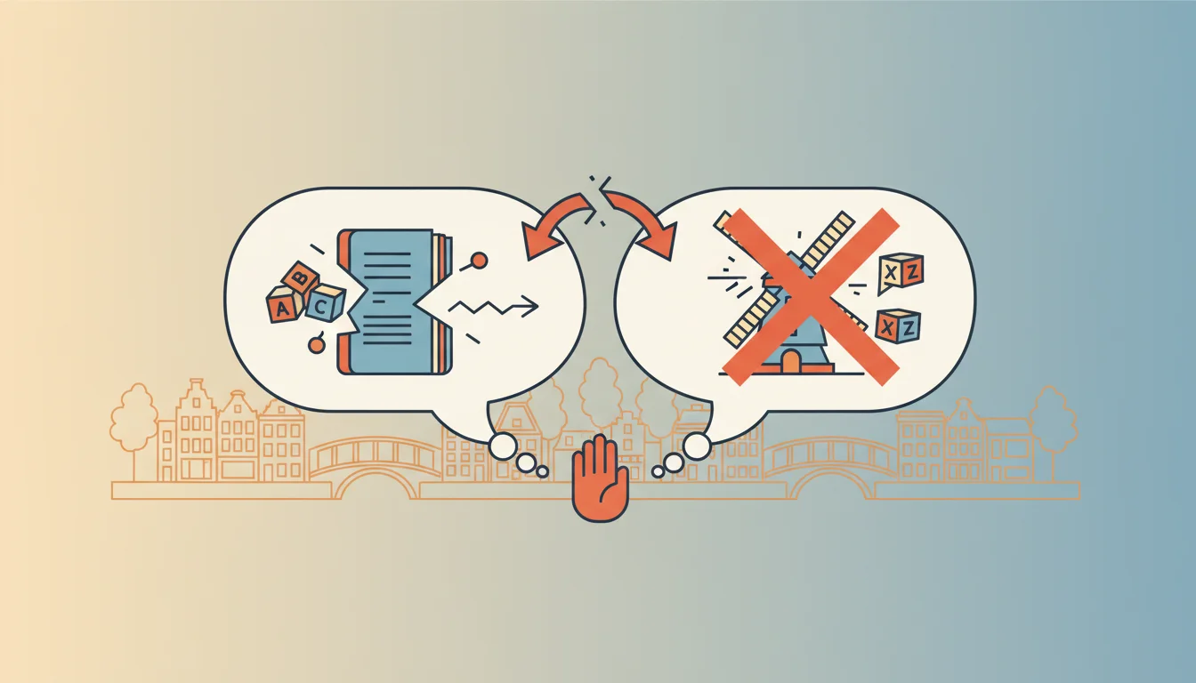 Common Dutch Errors: Stop Translating Literally from English