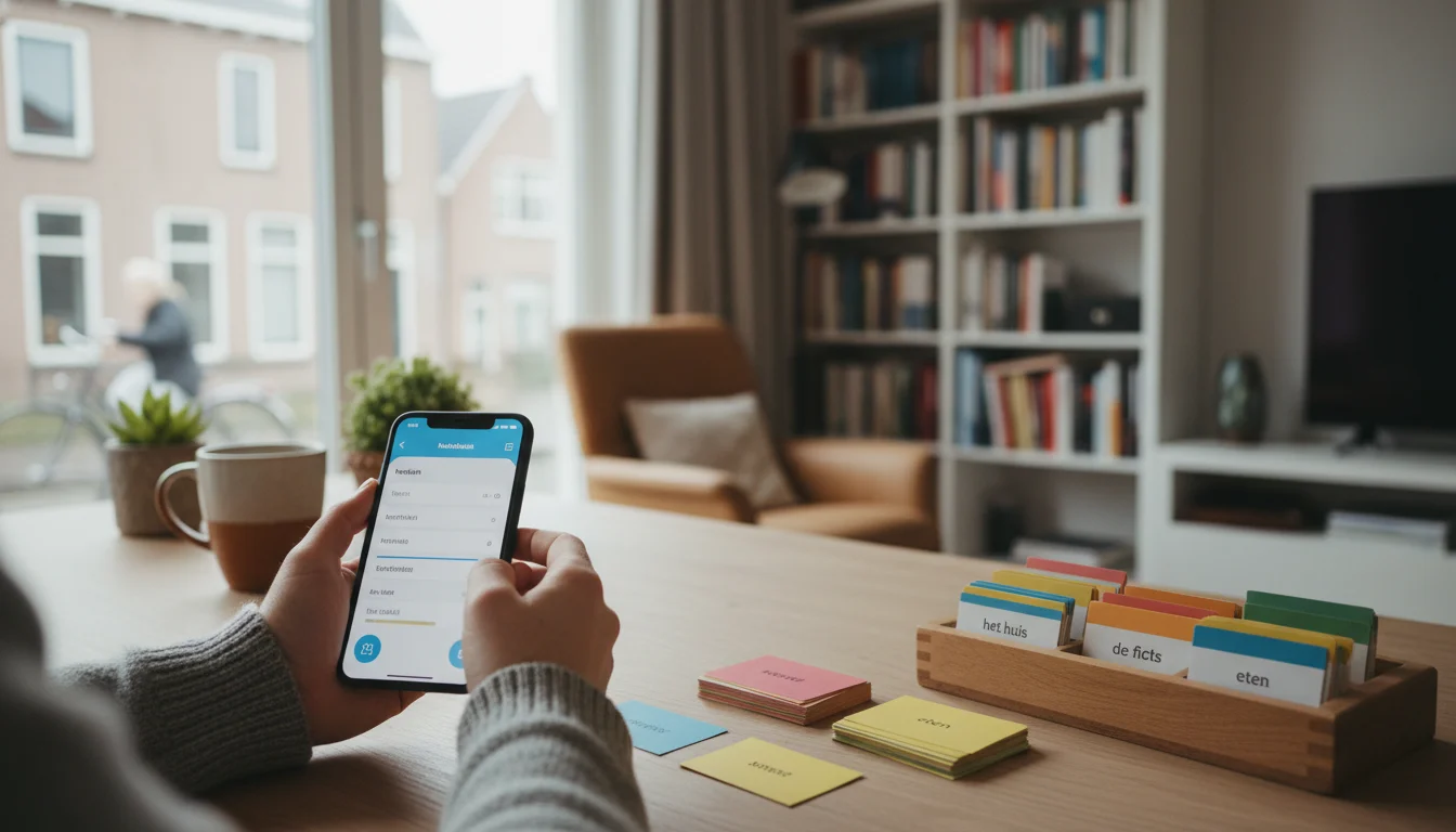Spaced Repetition for Dutch: Apps vs. Manual Flashcards